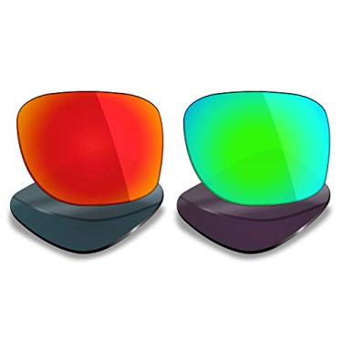 Imagem de Mryok 2 pares de lentes polarizadas de substituição para óculos de sol Oakley Holbrook XL – Opções