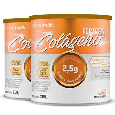 Imagem de Kit 2 Colágeno Verisol ClinicMais 200g Laranja
