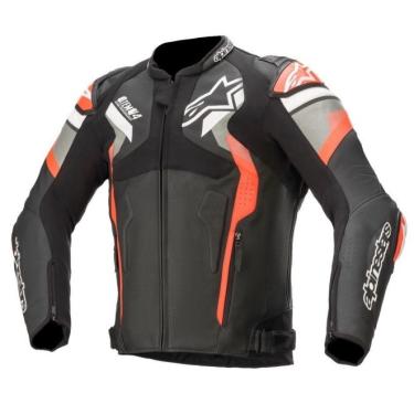 Imagem de Jaqueta Alpinestars Atem V4 Preto Vermelho Branco Couro