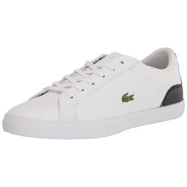 Imagem de Lacoste Baby Kid's Lerond Sneakers, White/Black, 4 US Unisex Infant