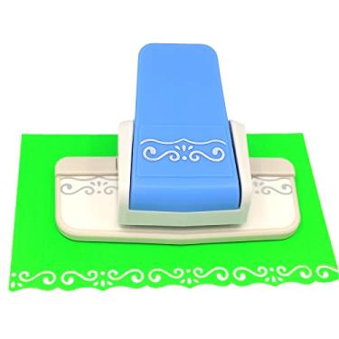 Imagem de Kucaa Scrapbooking Edge Puncher Fancy Border Punch S Heart Dolphin Design DIY cortador de papel, S-shape