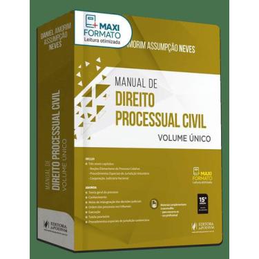 Imagem de Manual De Direito Processual Civil - Volume Único (2023) - Juspodivm