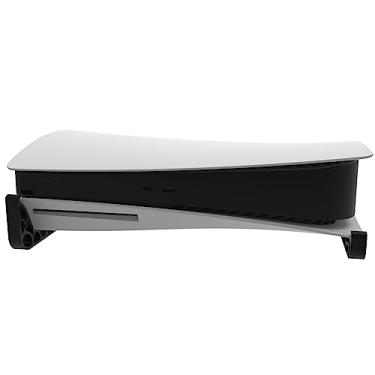 Imagem de Suporte Horizontal Preto para PS5 Mídia Física – Estabilidade e Estilo