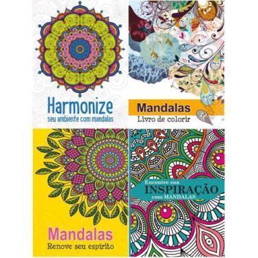 Mandalas Fantásticas: Livro Para Colorir Antiestresse 1ª Ed na Americanas  Empresas