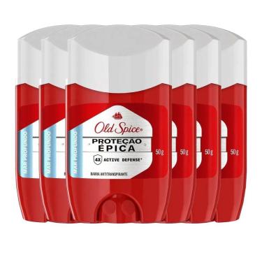 Imagem de Kit Desodorante Stick Old Spice Mar Profundo 50g - 6 Unidades