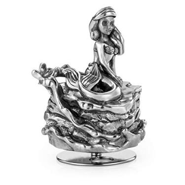 Imagem de Royal Selangor Coleção de carrosséis de música Disney acabados à mão Carrossel de estanho Ariel