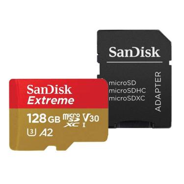 Imagem de Cartão de Memória MicroSD Sandisk TF Extreme 128GB