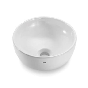 Imagem de Cuba Icasa Apoio Redonda 30cm Branca ICA16-00