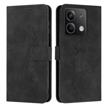 Imagem de Estojo Carteira Flip Compatível Com Padrão Em Relevo Xiaomi Redmi Note 13 Carteira De C...