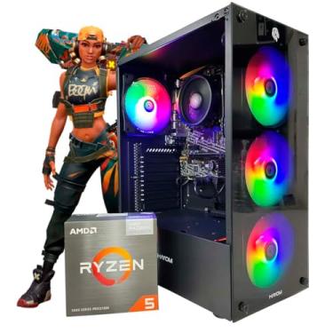 Imagem de PC GAMER RYZEN 5 5600GT, 16GB DDR4 3200MHZ, SSD 960GB, VEGA 7