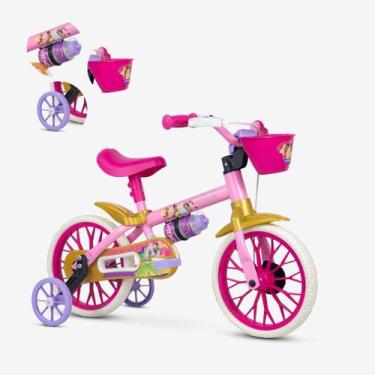 Imagem de Bicicleta Infantil Feminina Princesas Disney Aro 12 - Nathor