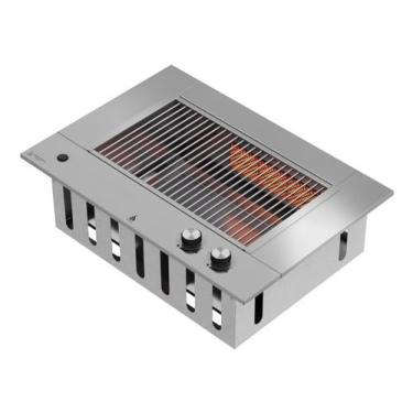 Imagem de Churrasqueira a gás Dinoxx DXX 301 GN Grelha Uruguaia Inox