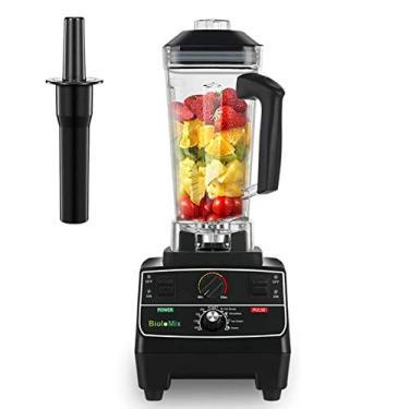 Imagem de BioloMix Professional Countertop Blender Smoothie Mixer com 68 oz, BPA, Free Pitcher, Smart Timer And Pre-programado Peak 2200 W, Power Mixer com 8 Blades for Crusing Ice, Frozen Dessert