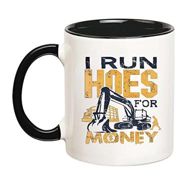 Imagem de Fonhark - Caneca engraçada de construção de escavadeira, escavadeira, operador de máqui...