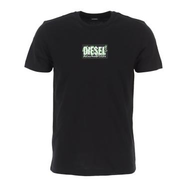 Imagem de Camiseta Diesel Masculina T-Diegos-N34 Patch Preta-Masculino