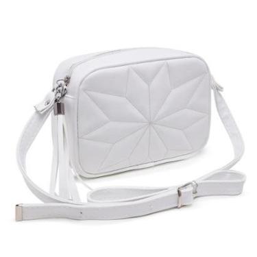 Imagem de Bolsa Feminina Matelasse Transversal Tiracolo Branca-Feminino