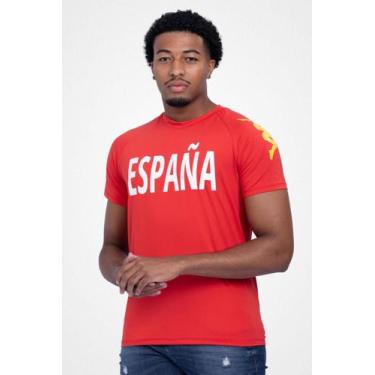 Imagem de Camiseta Espanha Poliamida Masculina - Kappa