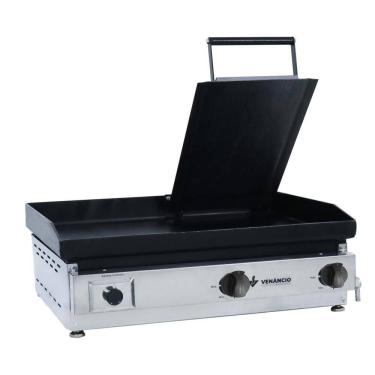 Imagem de Chapa Bifeteira a Gás 65cm Venâncio Deguste Luxo 4,76mm de Espessura com Prensa C65-49802