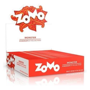 Imagem de Seda Zomo Monster Clássica Vermelha caixa com 25 livretos