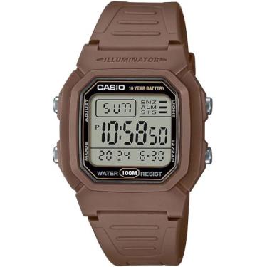 Imagem de CASIO, RELÓGIO CASIO MASCULINO DIGITAL MARROM W-800H-5AVDF