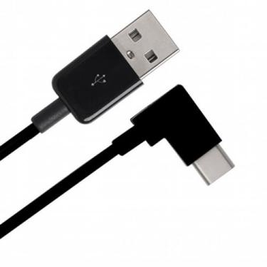 Imagem de Cablecc Cabo USB 3.1 tipo C USB-C para USB 2.0 com ângulo reto de 2 m para tablet e celular branco
