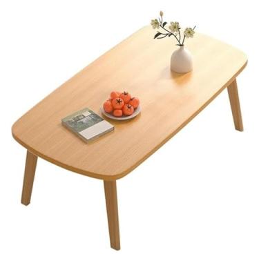 Imagem de Mesa de centro dobrável de madeira, mesa de centro com janela de sacada, mesa de chá simples, mesa de tatami, quarto, sala de estudo, mesa baixa