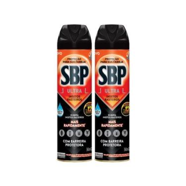Imagem de Kit 2 Multi-inseticidas Insetos Rasteiros Ultra Sbp 360ml - Reckitt