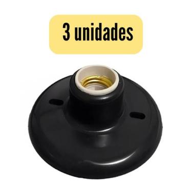 Imagem de Plafon Pop ''tapa Buraco'' Bocal Cerâmico E27 Soquete - Prismatec, Pre