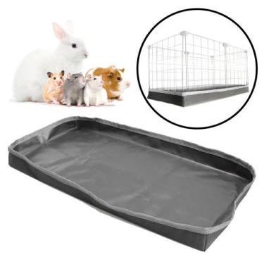 Imagem de Bandeja Higiênica Impermeável para Cercado 30x60 Nylon Preto com Viés 