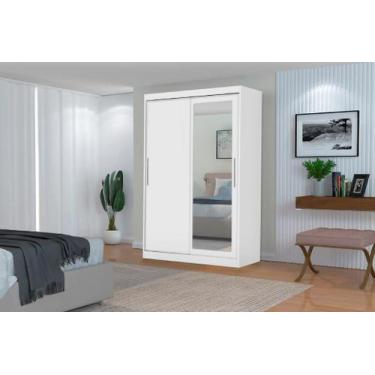 Imagem de Roupeiro / Guarda Roupas DI 2 Portas De Correr Cor Branco - SM