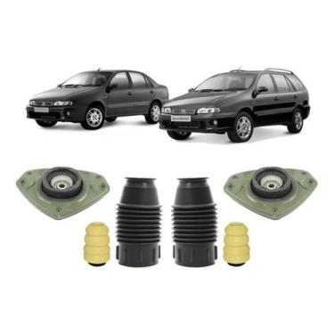 Imagem de 2 Kit Batente Coxim Dianteiro Fiat Marea 1999 2000 2001 2002 - Qualyki