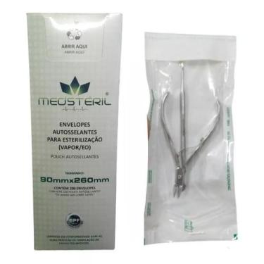 Imagem de Saco Envelope P/ Esterilização Alicates Autoclave 9x26 200un - Medster