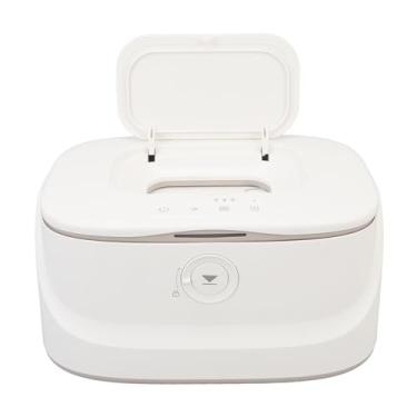 Imagem de Aquecedor de lenços umedecidos para bebês 2 em 1 Luz noturna para dispensador de lenços umedecidos para bebês com controle inteligente de temperatura Aquecedor de lenços umedecidos