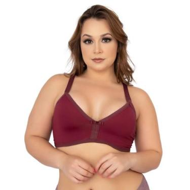 Imagem de Sutiã Feminino Plus Size Sem Bojo Alça Reforçada - Bella Fiore Modas, 