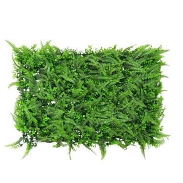 Imagem de Placa de Grama Samambaia Eucalipto Muro Inglês Premium 40x60 - decorka