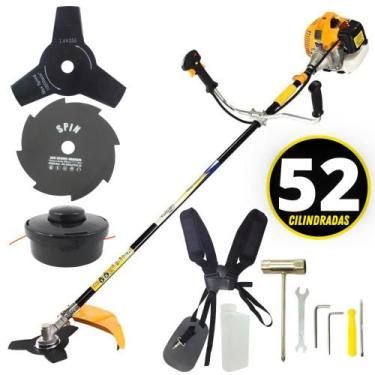 Imagem de Roçadeira Profissional Vulcan VR520H 2T 52CC Robusta + Disco Extra de 