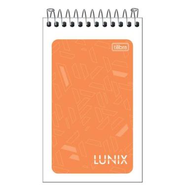 Imagem de Caderneta Pequena Espiral Superior Lunix 60 Folhas Capa Flexível Tilib