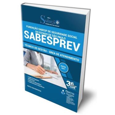 Imagem de Apostila SABESPREV - Técnico de Gestão - Área de Atendimento - Editora