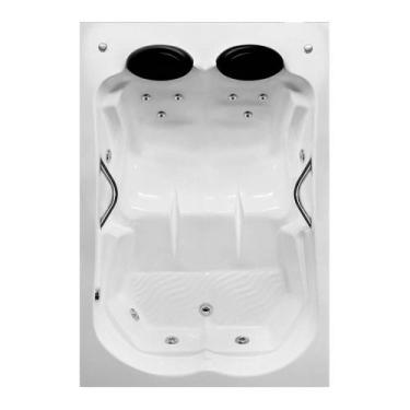 Imagem de Banheira Dupla Gardenia COMPLETA com hidro - LineaPlas, 1,80X1,20X,050