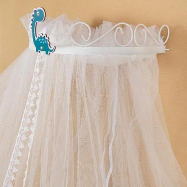 Imagem de Mosquiteiro de Voil Berço Com Dossel Dinossauro Rococo Novo - Frutos d