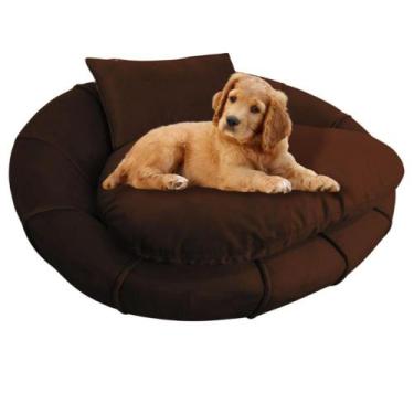 Imagem de Caminha Casinha Mini Poltrona Para Cachorro Pet Cloe Marrom - Larbelle