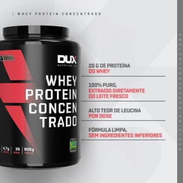 Imagem de Whey Protein Concentrado Pote (900g) - Sabor: Coco - Dux Nutrition