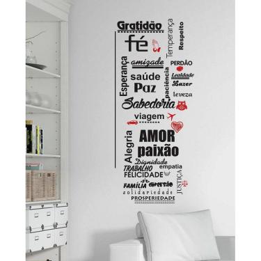 Imagem de Decoração de Frase Gratidão Fé Esperança Saude Viagem Amor