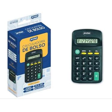 Imagem de Jandaia - Calcularora Bolso com Cordão 8 digitos 8990 - Bateria AG10