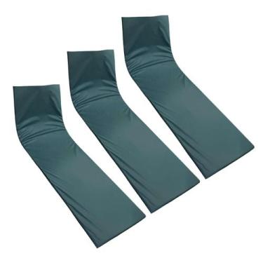 Imagem de  Colchonete Almofadado Espreguiçadeira Piscina Verde Militar escuro mu