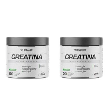 Imagem de Kit 2 Creatina Monohidratada 300g Herbamed