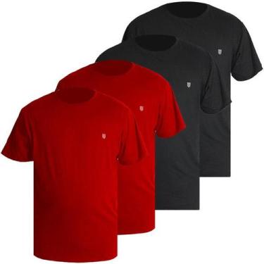 Imagem de Kit 4 Camiseta Plus Size Over G1,G2,G3,G4 100% Algodão Premium - Make 