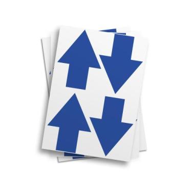 Imagem de Cartela De Adesivos Setas de Orientação Para Sinalização - PRESENTE-BR
