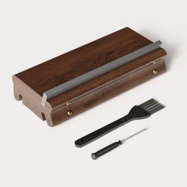 Imagem de AONAYIOA Arquivo de chanfradura de extremidade de traste de 3/23/35 graus, arquivo de traste 3 em 1, traste de lima de chanfradura para traste de guitarra, ferramentas de curativo para arredondar,