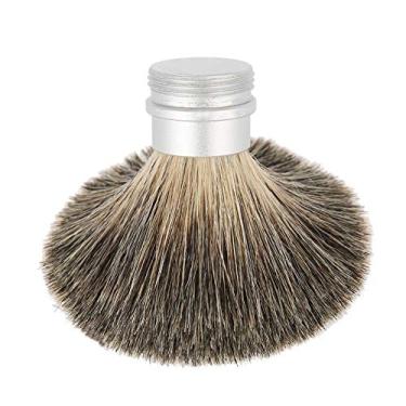Imagem de Pincéis de Barbear para Homens, Ferramenta de Barbear de Barba, Escova de Barbear de Cerdas, Com Cabo de Alumínio e Furo de Vazamento Superfino para Uso Doméstico e Em Viagens
